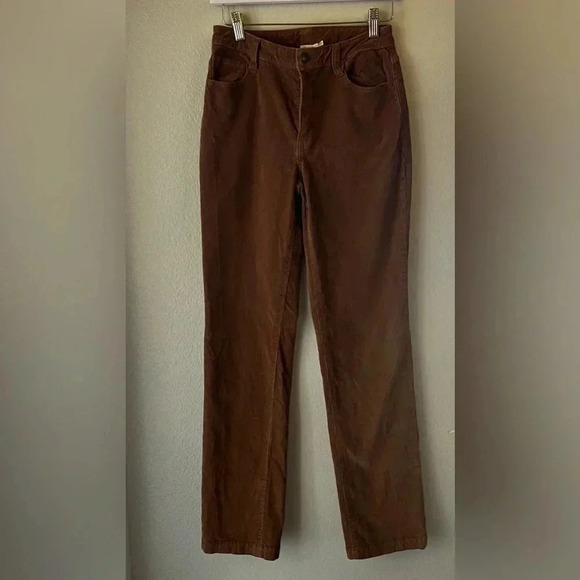 Faherty Julianne dyed corduroy straight leg pants jeans 26 organic cotton fall - Picture 2 of 9